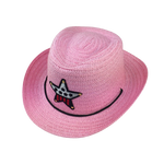 Chapéu de cowboy para crianças rosa
