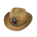 Chapéu de cowboy para crianças verde caqui