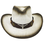Chapéu de cowboy típico branco