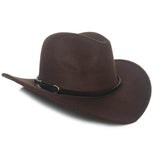 Chapéu de feltro antigo castanho