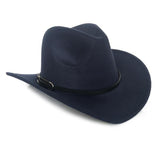 Chapéu de feltro antigo preto