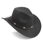 Chapéu de feltro estilo country preto
