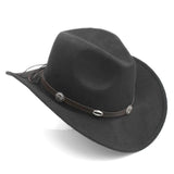 Chapéu de feltro estilo country preto