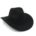 Chapéu de feltro para crianças preto