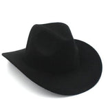 Chapéu de feltro para crianças preto