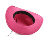 Chapéu de feltro rosa título por defeito