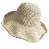 Chapéu de palha estilo feminino título por defeito