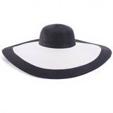 Chapéu de verão preto e branco título por defeito
