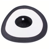 Chapéu de verão preto e branco título por defeito