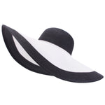 Chapéu de verão preto e branco título por defeito