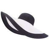Chapéu de verão preto e branco título por defeito