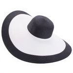 Chapéu de verão preto e branco título por defeito