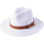 Chapéu panamá branco