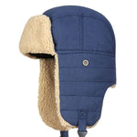 Chapéu ushanka de pelo azul título por defeito