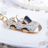 Chaveiro brilhante carro preto