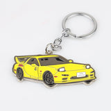 Chaveiro carro desportivo cinzento