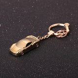 Chaveiro luxuoso carro ouro
