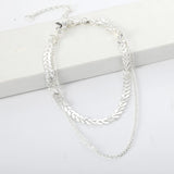 Choker moderno prata