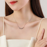 Colar anjo de prata com diamante valor por defeito título