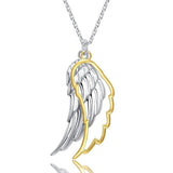 Colar anjo prateado vintage valor por defeito título