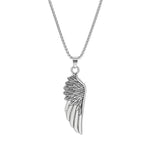 Colar asa de anjo em aço valor por defeito título