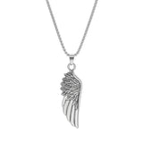 Colar asa de anjo em aço valor por defeito título