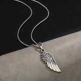 Colar asa de anjo em aço valor por defeito título