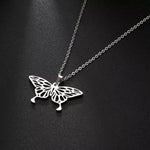 Colar borboleta origami