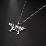 Colar borboleta origami
