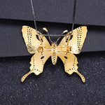 Colar borboleta safira luxo valor por defeito título