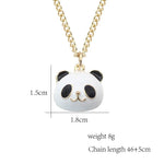 Colar cabeça de panda valor por defeito título