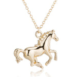 Colar cavalo clássico ouro
