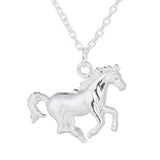 Colar cavalo clássico prata