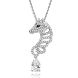 Colar cavalo diamante