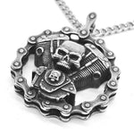 Colar caveira biker valor por defeito título