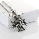 Colar caveira cruz de ferro valor por defeito título