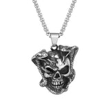 Colar caveira de cobra valor por defeito título