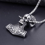 Colar caveira e martelo de thor valor por defeito título