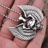 Colar caveira hells angels valor por defeito título