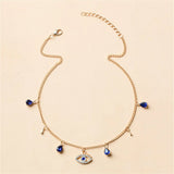 Colar choker com olho título por defeito