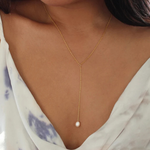 Colar choker com pérola