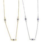 Colar choker olho