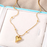 Colar coração metal dourado valor por defeito título