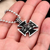 Colar cruz de malta valor por defeito título