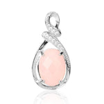 Colar de quartzo rosa torcido valor por defeito título