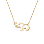 Colar elefante aço inoxidável