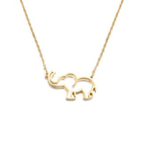 Colar elefante aço inoxidável