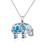 Colar elefante azul valor por defeito título