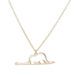 Colar elefante discreto ouro