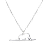 Colar elefante discreto prata